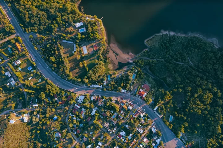 Ciudadanía italiana en San Luis: Foto aérea de la ciudad.