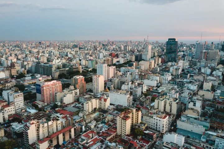 Consulado italiano: Foto aérea de Lomas de Zamora, en Buenos Aires