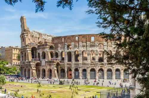 Mitos sobre la ciudadanía italiana: Foto del Coliseo en Roma